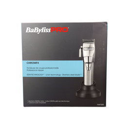 Babyliss Clipper Chromfx - Tondeuse de précision professionnelle avec lame japonaise et motorisation Ferrari - Charge rapide et technologie numérique sans fil