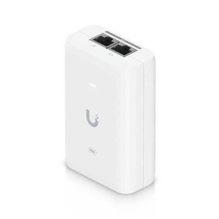 Ubiquiti Adaptateur PoE+ 2.5 Gigabit 30W - 48V DC / 0.65A - Protection contre les surtensions - Avec indicateur LED Ubiquiti Adaptateur PoE+ 2.5 Gigabit 30W - 48V DC / 0.65A - Protection contre les surtensions - Avec indicateur LED