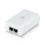 Ubiquiti Adaptateur PoE+ 2.5 Gigabit 30W - 48V DC / 0.65A - Protection contre les surtensions - Avec indicateur LED