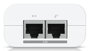 Ubiquiti Adaptateur PoE+ 2.5 Gigabit 30W - 48V DC / 0.65A - Protection contre les surtensions - Avec indicateur LED