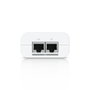 Ubiquiti Adaptateur PoE+ 2.5 Gigabit 30W - 48V DC / 0.65A - Protection contre les surtensions - Avec indicateur LED