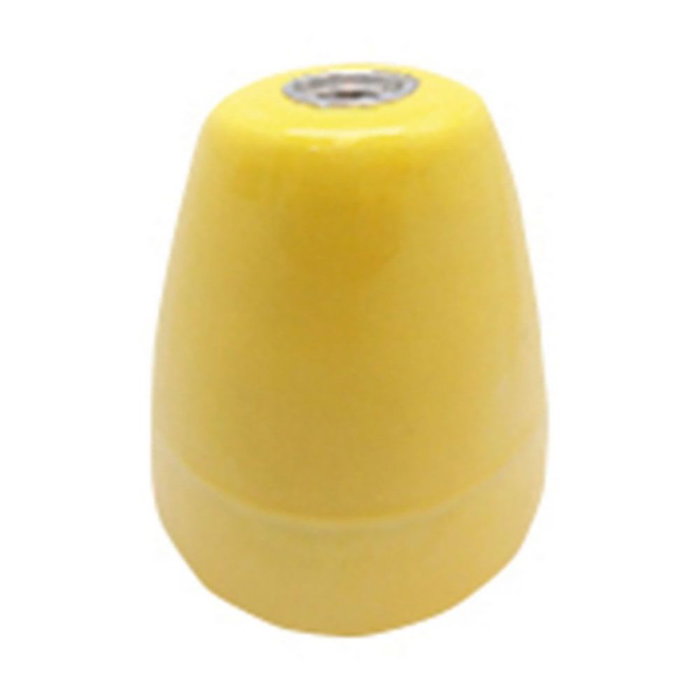 F-Line Douille de lampe céramique vintage E27 100W 250V jaune Ø47 x 59 mm avec fermeture de sécurité F-Line Douille de lampe céramique vintage E27 100W 250V jaune Ø47 x 59 mm avec fermeture de sécurité