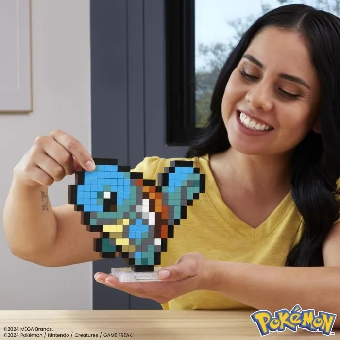 Mega Pokémon Carapuce Coffret de construction Rétro 367 pièces HTH77