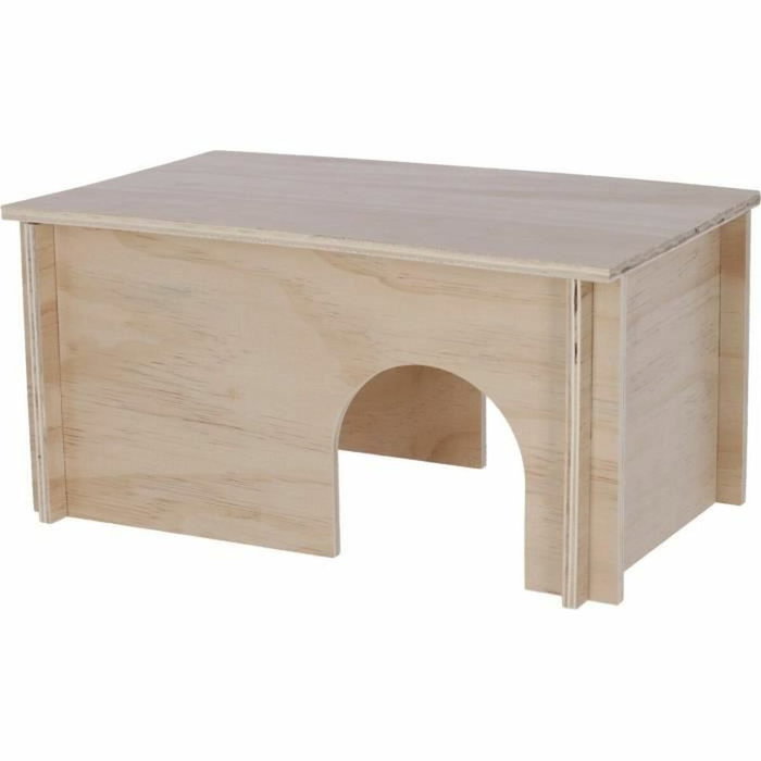 Kerbl Maison pour rongeurs Beige Bois