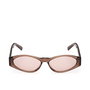 Tod's Lunettes de soleil TO0362-H 48E Femme Ovale Marron Verres Marron Monture Marron Foncé Brillant Plastique 140mm 57mm 15mm