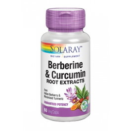 SOLARAY Berberine - Curcuma 600mg 60 capsules