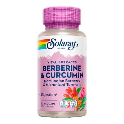 SOLARAY Berberine - Curcuma 600mg, 60 capsules SOLARAY Berberine - Curcuma 600mg, 60 capsules