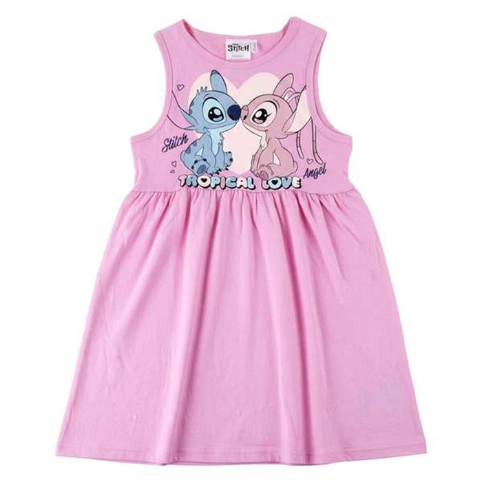 Robe Stitch Rose 5-6 Ans Robe Stitch Rose 5-6 Ans
