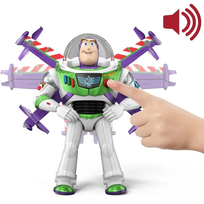Mattel Buzz Lightyear Talking - Figurine électronique de 30 cm avec sons