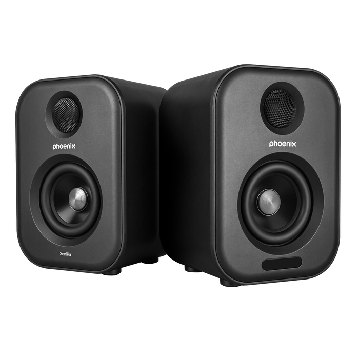 Phoenix technologies Sonika Altavoces de Estudio 50W Bluetooth 5.0 Enceintes PC Bureau Stéréo 2.0