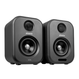 Phoenix technologies Sonika Altavoces de Estudio 50W Bluetooth 5.0 Enceintes PC Bureau Stéréo 2.0