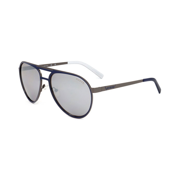 Guess Gafas GF5064 08F 145 mm Lunettes de soleil aviateur homme Monture métallique Protection UV400