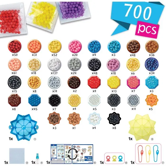 Aquabeads - Pat'Patrouille - Méga Coffret Créatif avec 800 Perles (Formes Étoiles Incluses) - Kit de Fabrication de Porte-clés pour Enfants dès 4 Ans Aquabeads - Pat'Patrouille - Méga Coffret Créatif avec 800 Perles (Formes Étoiles Incluses) - Kit de Fabrication de Porte-clés pour Enfants dès 4 Ans