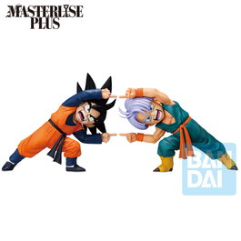 BANPRESTO Set de 2 figurines Ichibansho Masterlise Son Goten & Trunks Battle of Super Saiyan Dragon Ball Z 9cm