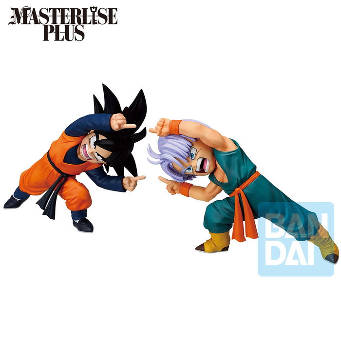 BANPRESTO Set de 2 figurines Ichibansho Masterlise Son Goten & Trunks Battle of Super Saiyan Dragon Ball Z 9cm BANPRESTO Set de 2 figurines Ichibansho Masterlise Son Goten & Trunks Battle of Super Saiyan Dragon Ball Z 9cm