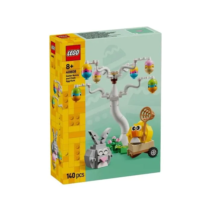 Lego 40808 Set Lapin de Pâques et Chasse aux Œufs avec 2 Animaux en Briques de Construction - Jouet Printemps Multicolore pour Enfants Lego 40808 Set Lapin de Pâques et Chasse aux Œufs avec 2 Animaux en Briques de Construction - Jouet Printemps Multicolore pour Enfants