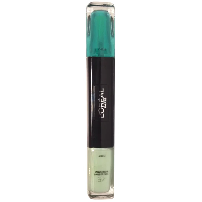 L'Oreal Paris Infallible Effet Gel Vernis à ongles 2-en-1 Menthe éternelle Lot de 2 x 5 ml L'Oreal Paris Infallible Effet Gel Vernis à ongles 2-en-1 Menthe éternelle Lot de 2 x 5 ml