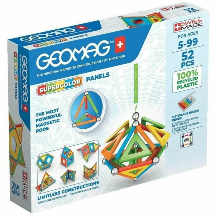 Geomag Supercolor Panels Recycled 52 pièces
