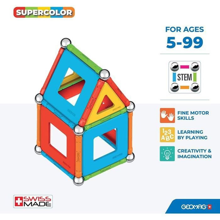 Geomag Supercolor Panels Recycled 52 pièces