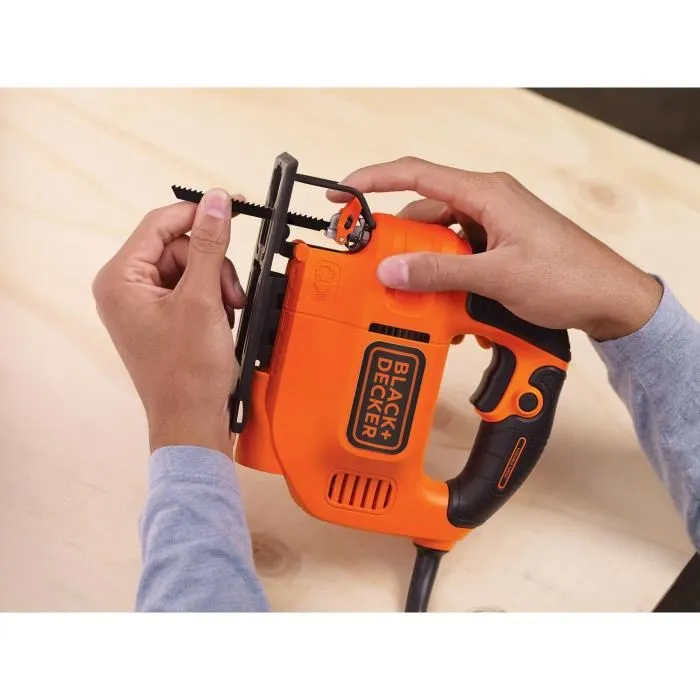 Black + Decker KS701 Scie sauteuse 520 W, Profondeur de coupe : 70 mm