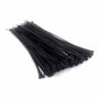 Ewent EW1564 Attaches pour câbles noir 200 mm (100 pièces)