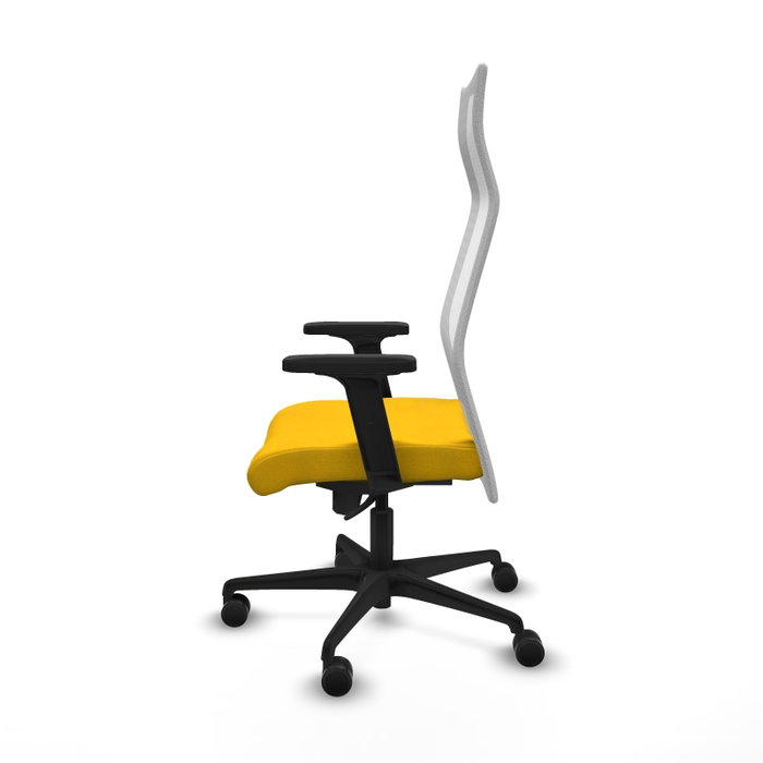 Piqueras y Crespo Chaise de Bureau Albacete Jaune et Blanc Piqueras y Crespo Chaise de Bureau Albacete Jaune et Blanc