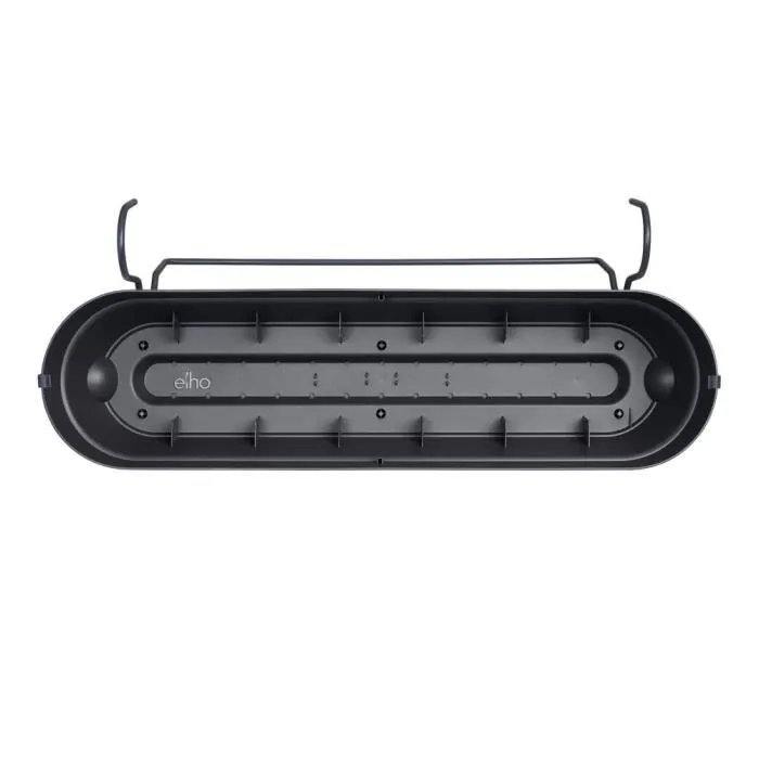 Elho Balconnière Vibia Campana ALLIN1 - 11 L - Ø 70 x 26 x 17.7 cm - Plastique 100% recyclé anthracite avec soucoupe intégrée Elho Balconnière Vibia Campana ALLIN1 - 11 L - Ø 70 x 26 x 17.7 cm - Plastique 100% recyclé anthracite avec soucoupe intégrée