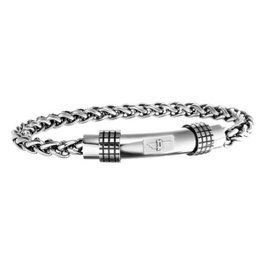 Police S14ALB03B Bracelet en acier argenté 18 cm