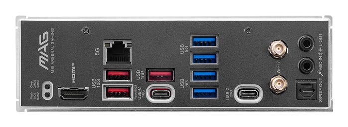 MSI Mag B850M Mortar Carte mère Socket AM5 AMD B850 micro ATX DDR5 Wi-Fi 7 Bluetooth 5.4 Noir