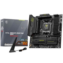 MSI Mag B850M Mortar Carte mère Socket AM5 AMD B850 micro ATX DDR5 Wi-Fi 7 Bluetooth 5.4 Noir