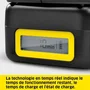 Karcher - Batterie POWER 36V 2.5 Ah Lithium-Ion avec écran LCD, chargeur rapide et grip antidérapant