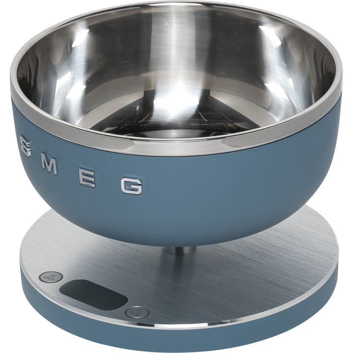 Smeg KSC01SBMWW Balance de cuisine numérique bleu mat storm blue