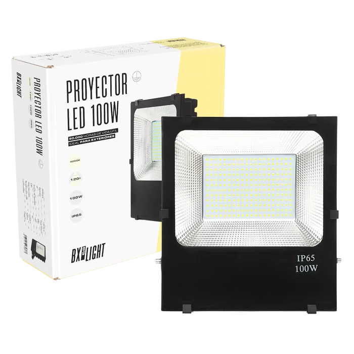 BX3 LIGHT Projecteur LED Exterieur 100W 12000 lumens IP65 3000K, Aluminium, 50000h - [BX3-FH-100W-WW]