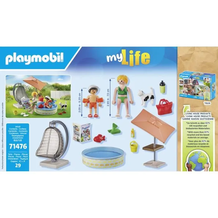Playmobil My Life Starter Pack 71476 - Maman et enfant avec fauteuil suspendu, 29 pièces, à partir de 4 ans Playmobil My Life Starter Pack 71476 - Maman et enfant avec fauteuil suspendu, 29 pièces, à partir de 4 ans