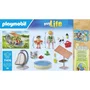 Playmobil My Life Starter Pack 71476 - Maman et enfant avec fauteuil suspendu, 29 pièces, à partir de 4 ans
