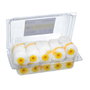 WOLFPACK LINEA PROFESIONAL Lot de 10 recharges de rouleaux en polyamide 50 mm pour émail acrylique