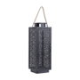 Home Deco Factory Lot de 2 lanternes en métal noir
