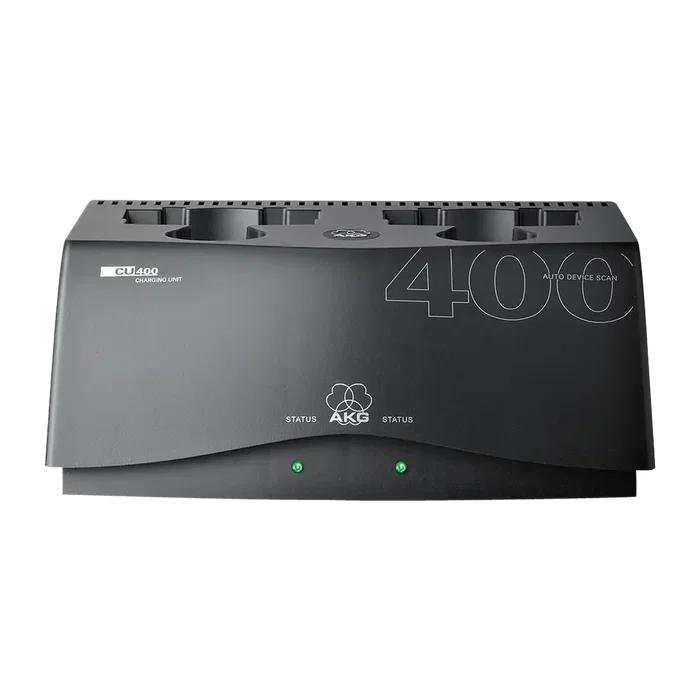 AKG Base de charge pour transmetteurs WMS 420/450/470 avec 2 batteries AA et alimentation