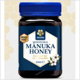 MANUKA NEW ZELAND Miel de Manuka Raw MGO 550+ Monofloral 500g
