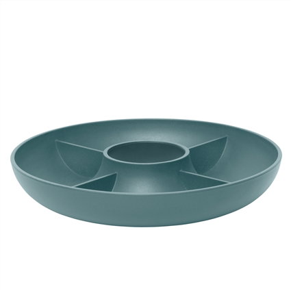 Berghoff Set Apero - Plaque de service et 2 coupelles pour apéritifs, biscuits, chips et sauces