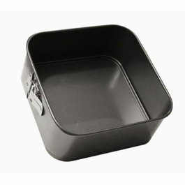 Baumalu Moule carré à charnières 22x22x7 cm Anthracite