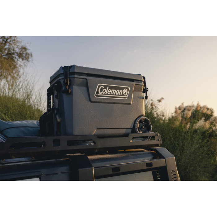Coleman Convoy 65qt Glacière portable noire avec roulettes Coleman Convoy 65qt Glacière portable noire avec roulettes