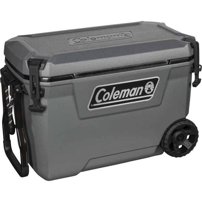 Coleman Convoy 65qt Glacière portable noire avec roulettes Coleman Convoy 65qt Glacière portable noire avec roulettes