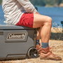 Coleman Convoy 65qt Glacière portable noire avec roulettes