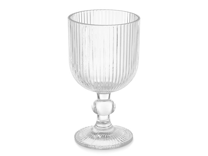 Vivalto Verre Transparent Rayé 260 ml 7x14x7 cm (Set de 24)