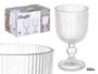 Vivalto Verre Transparent Rayé 260 ml 7x14x7 cm (Set de 24)