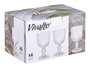 Vivalto Verre Transparent Rayé 260 ml 7x14x7 cm (Set de 24)