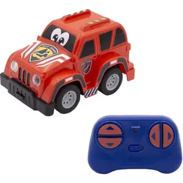 TOOKO Mon Petit Camion RC Radiocommandé, Camion RC Mini 11 cm Rouge avec Sons et Lumières, Jouet pour Enfant à Partir de 3 Ans