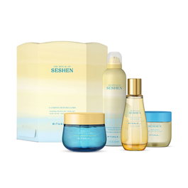 Rituals Le Rituel de Seshen Coffret Cadeau Beauté et Bien-Être 4 Pièces - Gel Douche, Gommage et Brume Corporelle