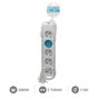 GSC Evolution Base multiple Serie Estándar 5T (3x1.5mm) 1,5M Blanco